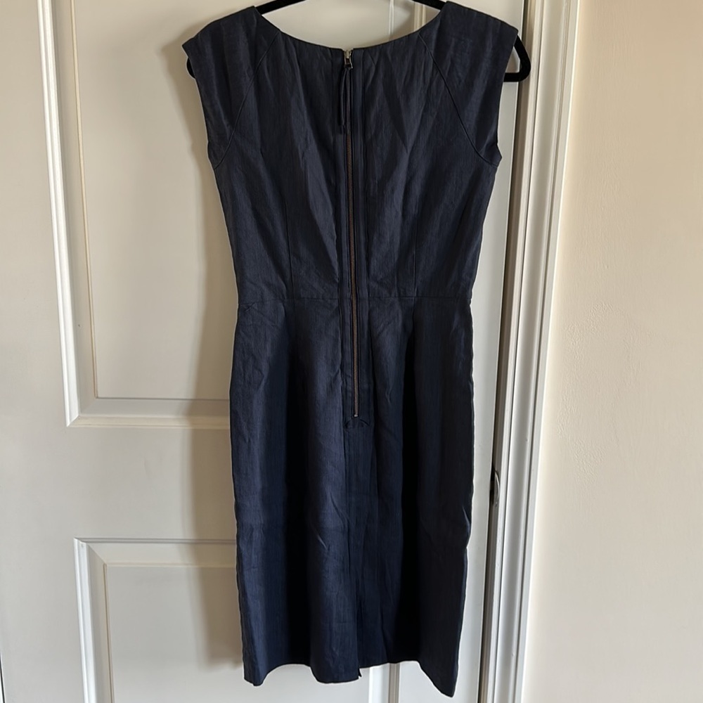 REBECCA Taylor Sheath Blue Dress - Picture 7 of 9